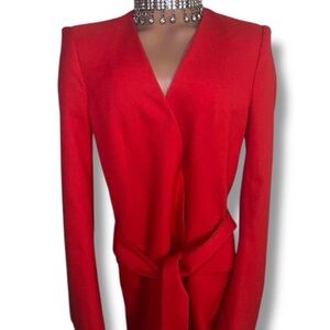 Zara Vibrant Red Women's Blazer